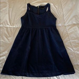 Cynthia Rowell navy blue stretch dress